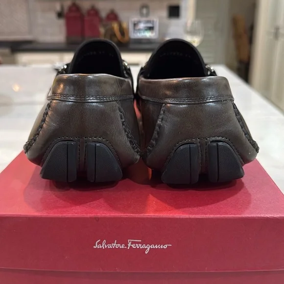 Salvatore Ferragamo Sardegna Nero Sopra Calf Loafers - EE Wide (J7) Ferragamo Sardegna Loafer in Black for Men | Lyst main image 2